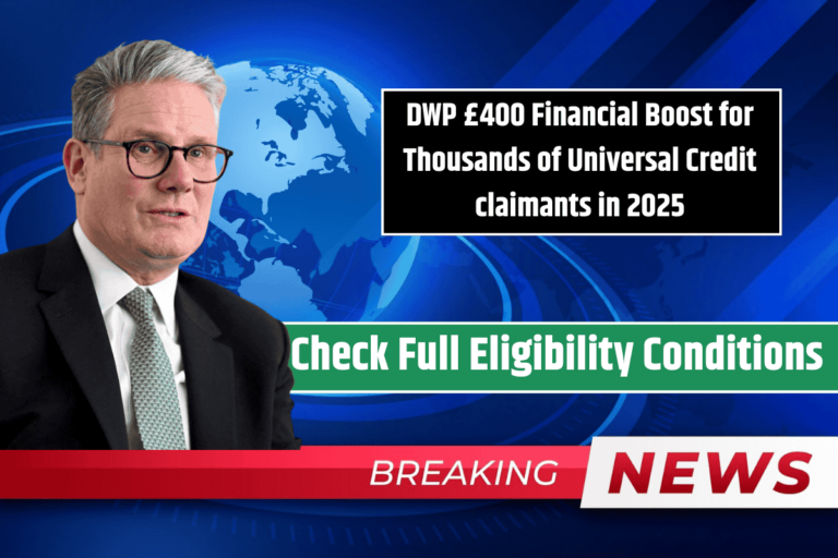 DWP £400 Financial Boost for Thousands of Universal Credit claimants in 2025: Check Full Eligibility Conditions
